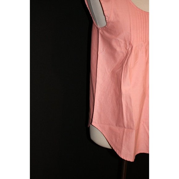 Women's U.S. Polo ASSN. Tank Top Pleated Peach Career Work Size Medium M NEW NWT - Picture 2 of 3